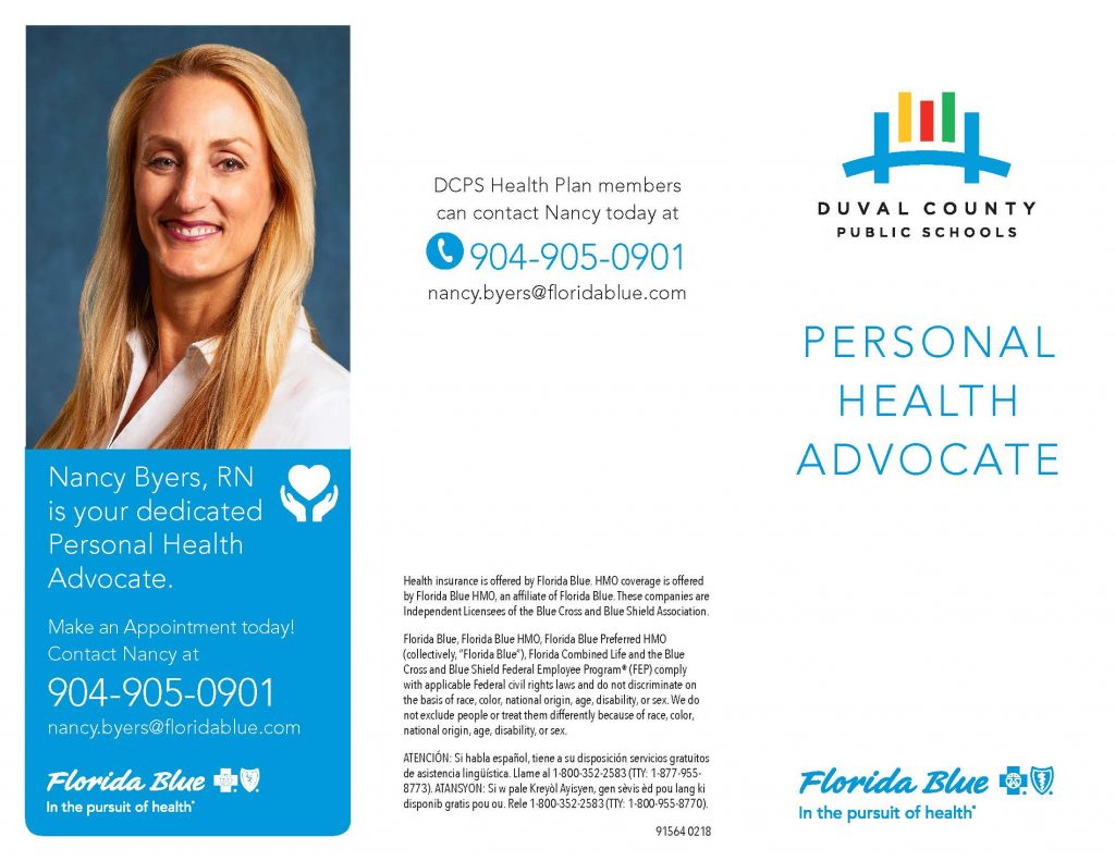 Open the DCPS Personal Health Advocate Brochure